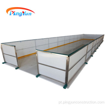 Painel de pista de gelo sintético UHMWPE